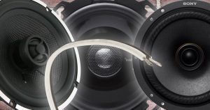 Three Car Audio Speakers