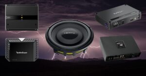 4 types of amplifiers and one speaker