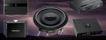 4 types of amplifiers and one speaker